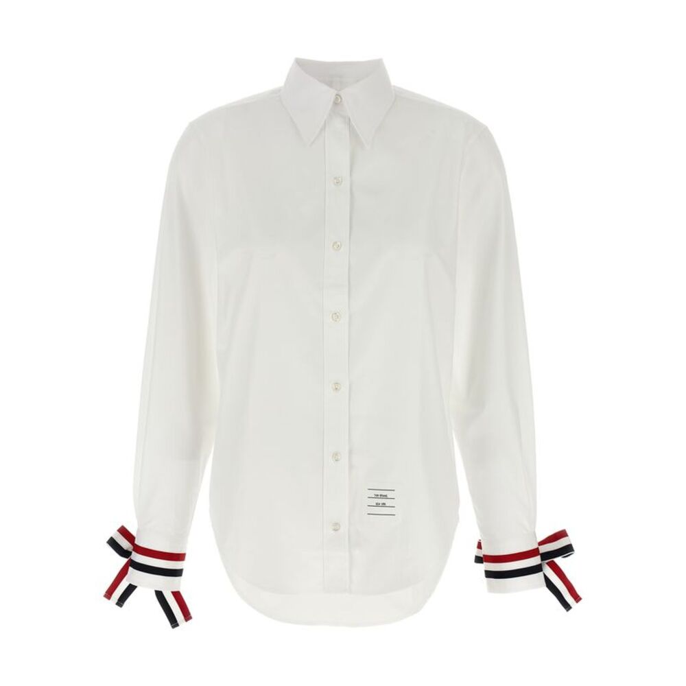 Thom Browne White Cotton Women's Blouse